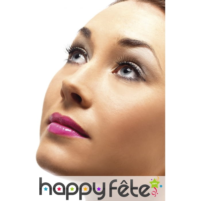 Faux cils noir avec brillants