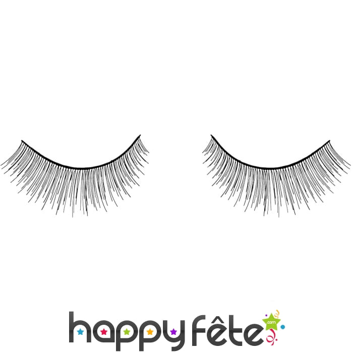 Faux cils noirs TV1