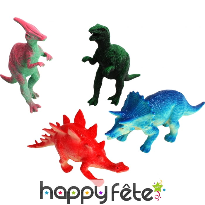 Figurines de dinosaures en plastique