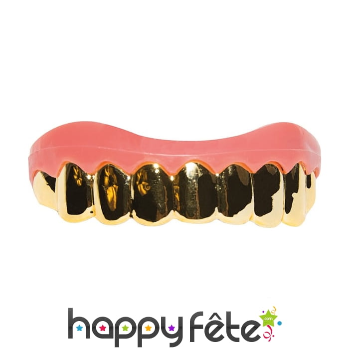 Fausses dents en or