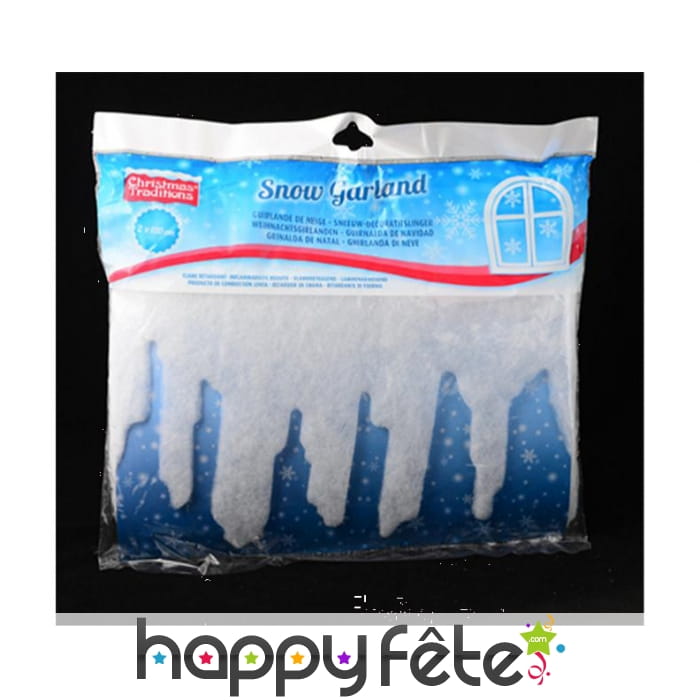 Frise de glacons blancs de 240 cm