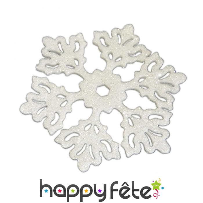 Flocon de neige à paillettes, 30 cm