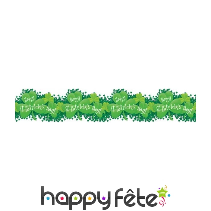 Frise de trèfles happy saint Patrick