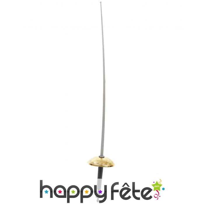Fleuret de Zorro en plastique, 60cm