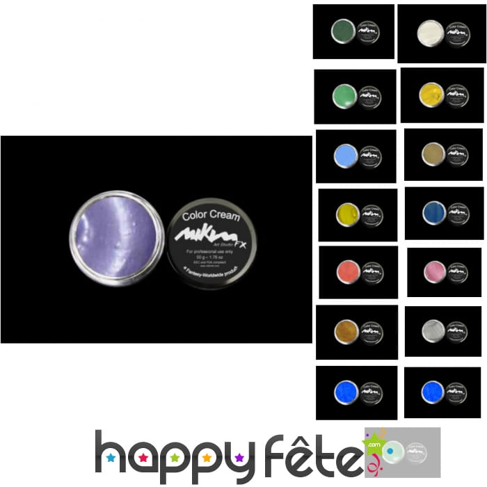 Fard en crème aux tons pailletés, 50g