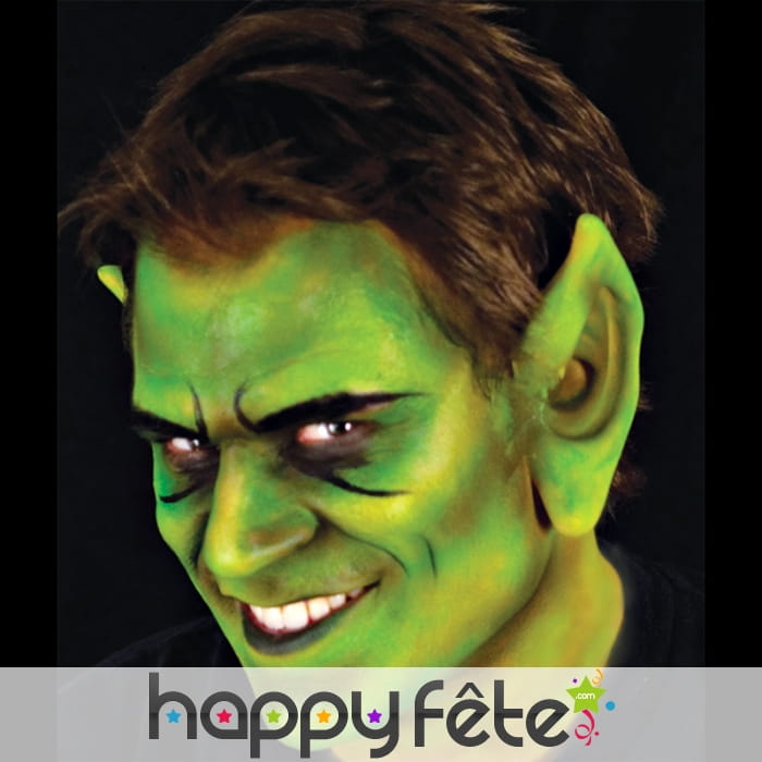 Fausses grandes oreilles vertes pointues