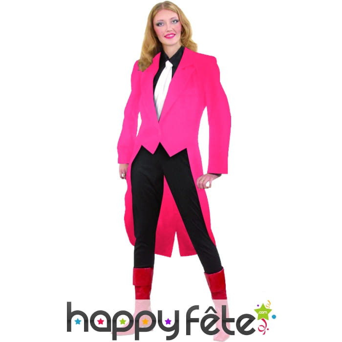 Frac gabardine rose pour femme