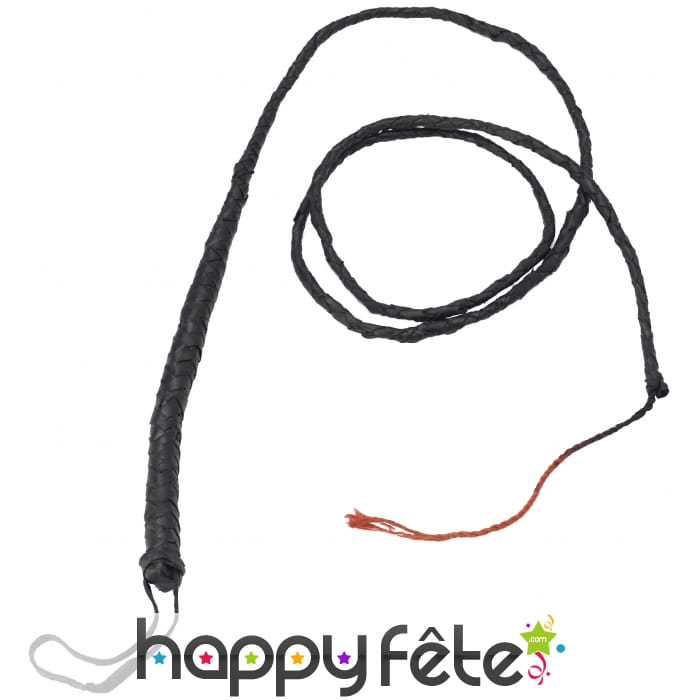 Fouet imitation cuir de 180cm