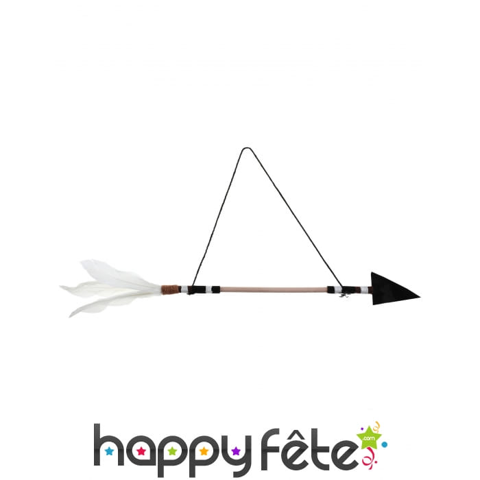 Flèche indienne directionnelle à suspendre de 47cm