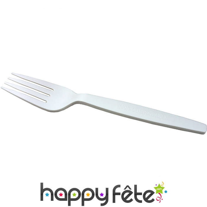 Fourchettes jetables en bioplastiques