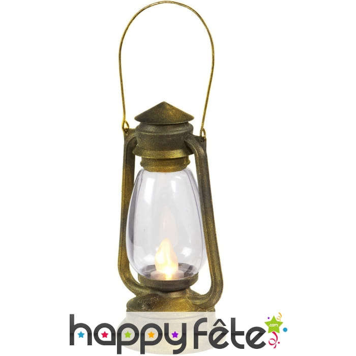 Fausse lampe à huile lumineuse de 25cm