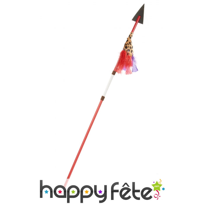 Fausse lance d'indien en plastique