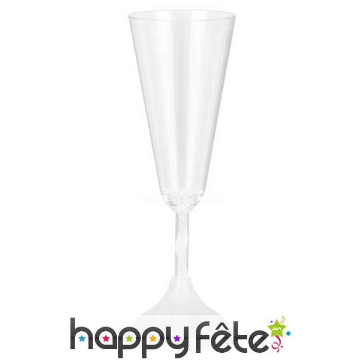 Flûte lumineuse en plastique transparent