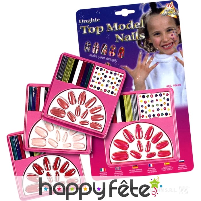Faux ongles top model à customiser