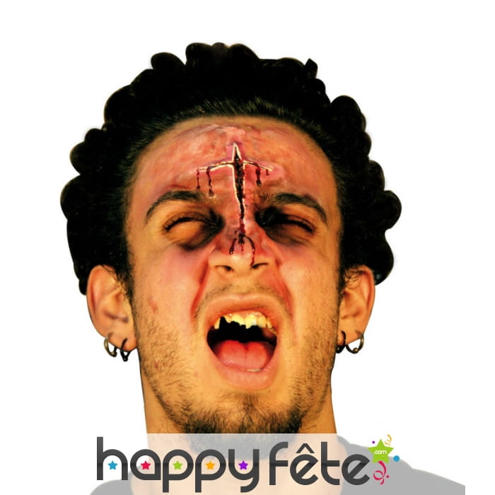 Fausse plaie démoniaque en forme de croix