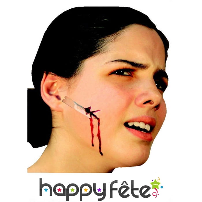 Fausse plaie lacérée de 6cm