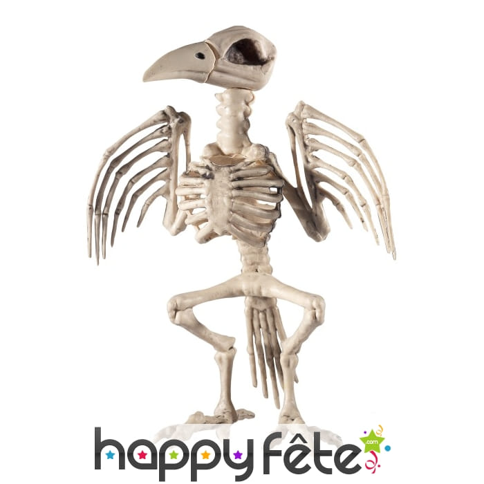Faux squelette de corbeau