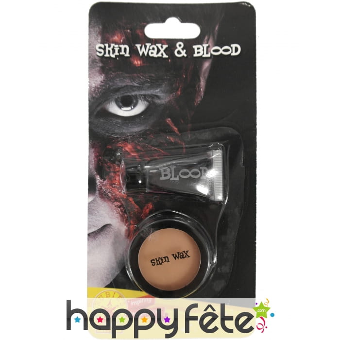 Faux sang et fausse peau cosmétique