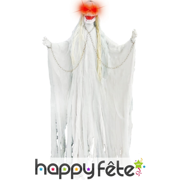 Fantôme squelette lumineux. Bouge et crie