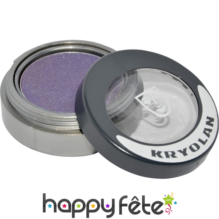 Fard sec mat compact violet paupieres et joues