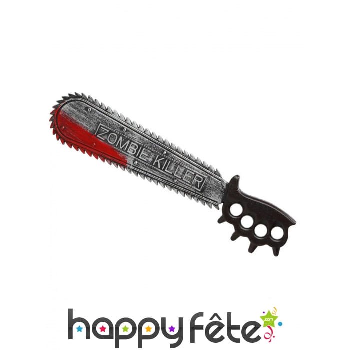 Fausse tronçonneuse ensanglantée zombie killer