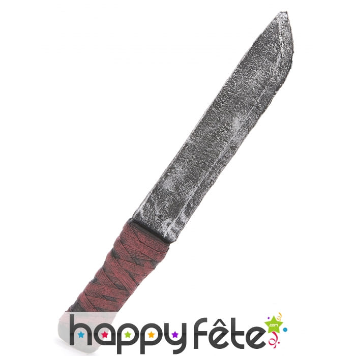 Faux vieux couteau en mousse de 32cm