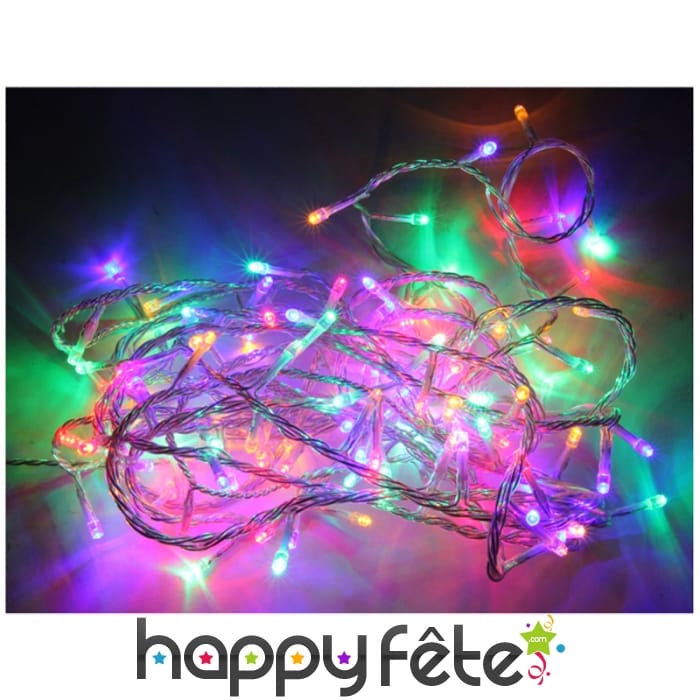 Guirlande 120 leds clignotantes pour extérieur, 6m