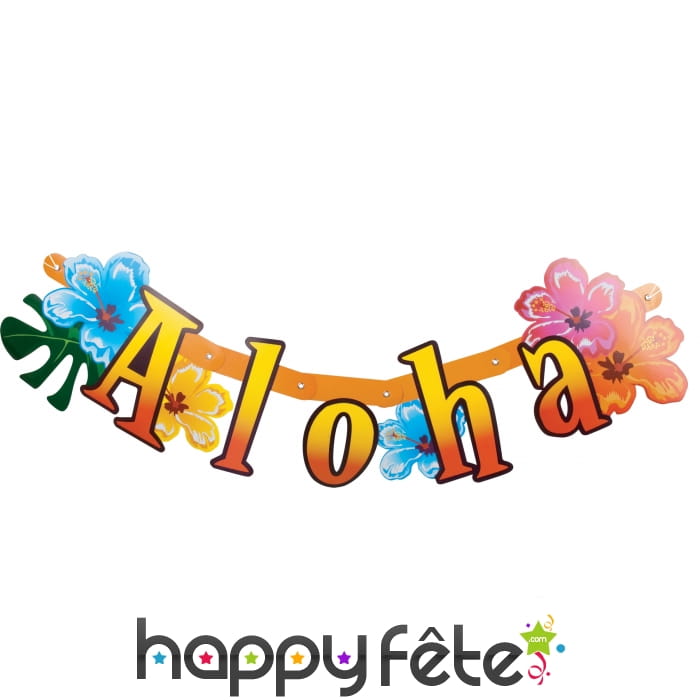 Guirlande Aloha articulée, 86cm