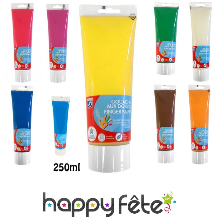 Gouache aux doigts de 250ml, Lefranc et Bourgeois