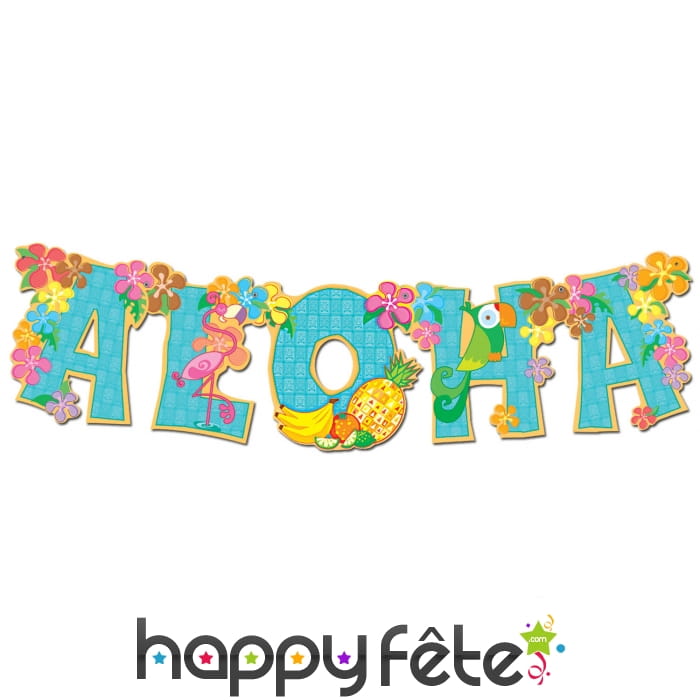 Guirlande ALOHA de 80cm