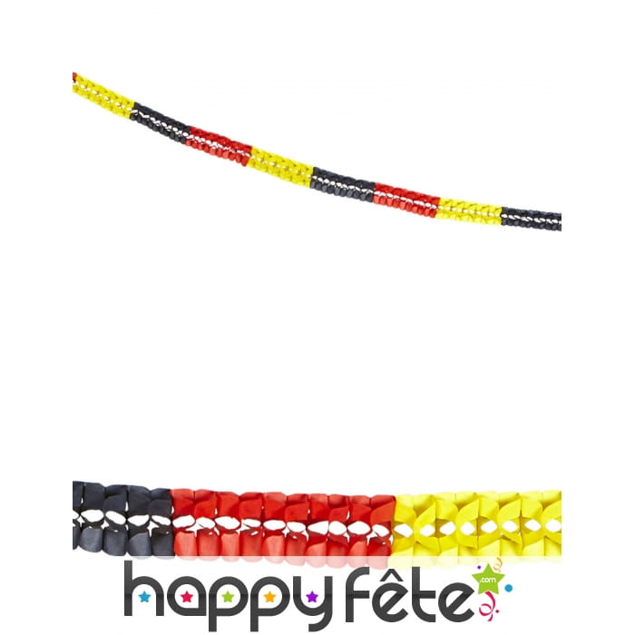 Guirlandes Allemagne de 3m, en papier