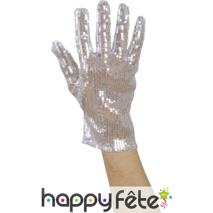 Gant argenté Mickael Jackson