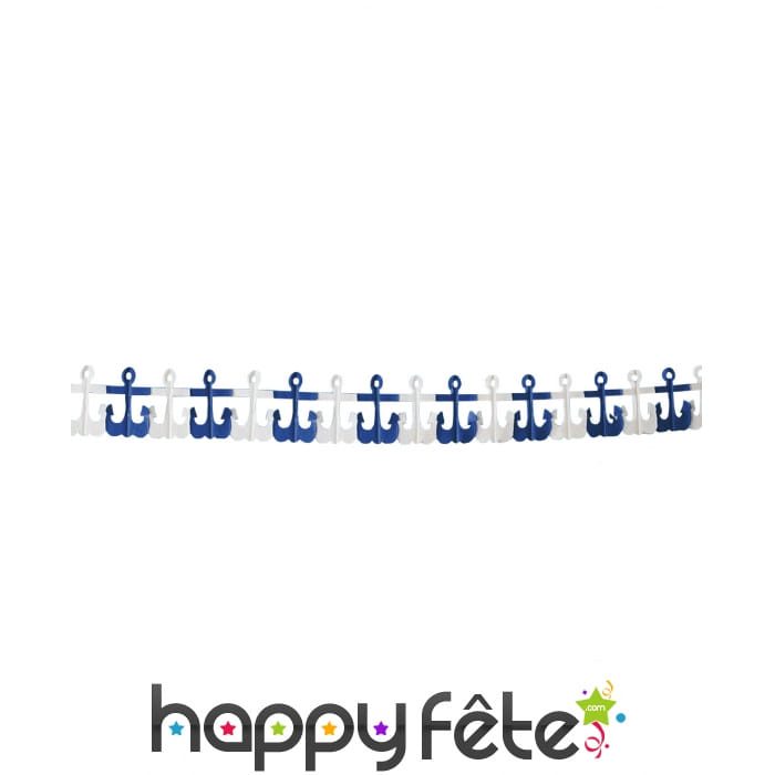 Guirlande ancres marines de 3m