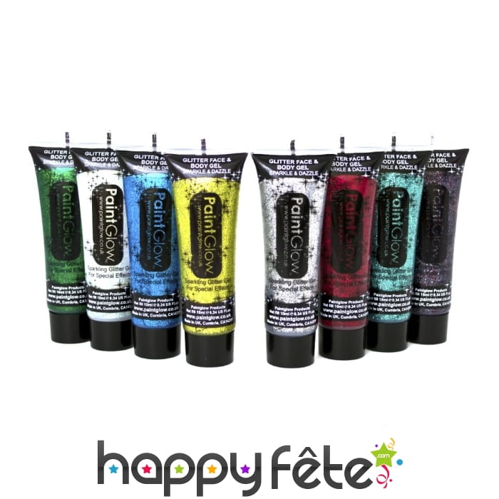 Gel à paillettes pour le corps, 10ml
