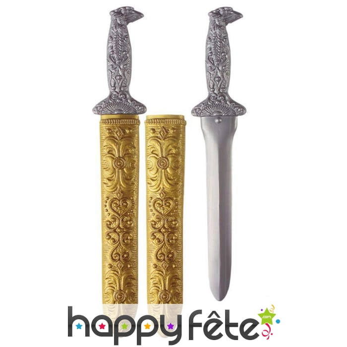 Glaive avec son étui, 41cm