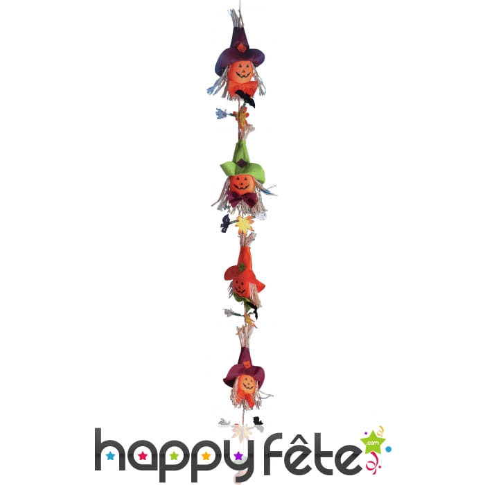 Guirlande a suspendre citrouille