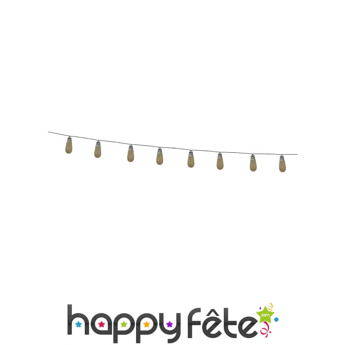 Guirlande ampoules sonores lumineuses, Halloween