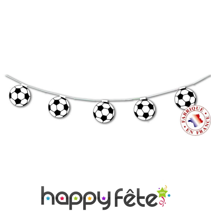 Guirlande ballons de foot 5m