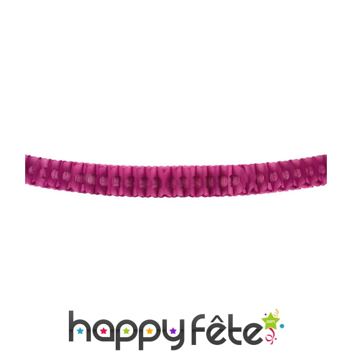 Guirlande bordeaux de 4 m