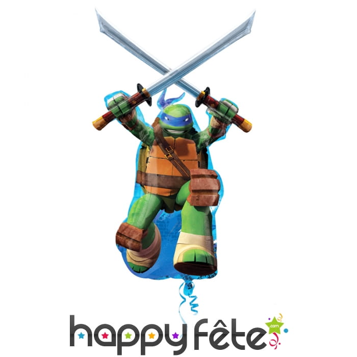 Grand ballon en forme de Léonardo, Tortue Ninja