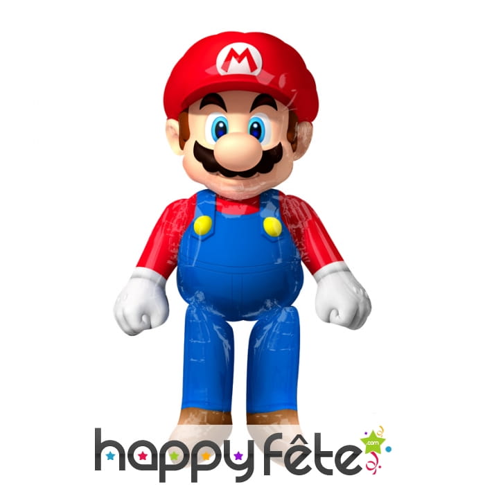 Grand ballon en forme de Mario Bross