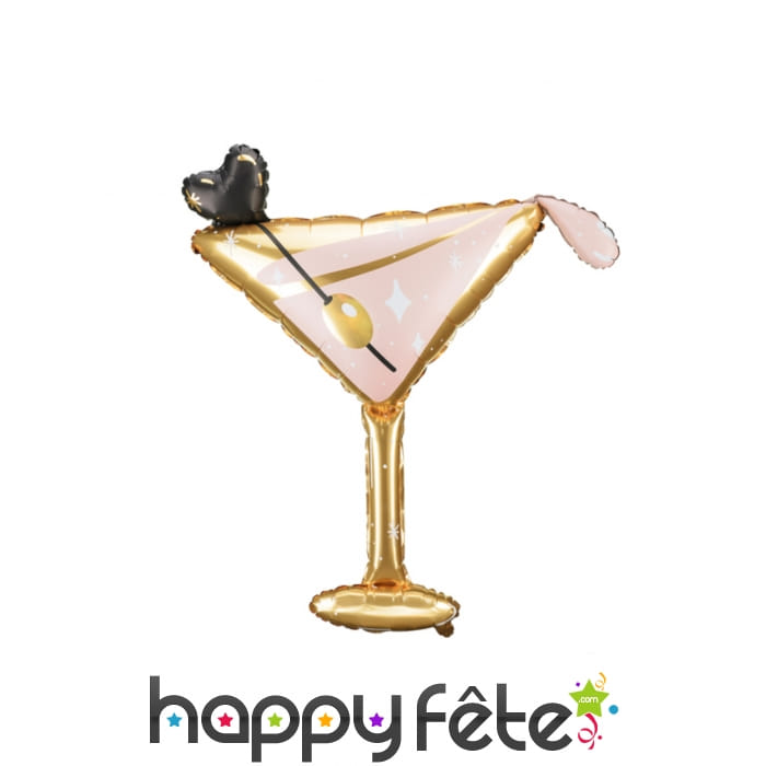 Grand ballon en forme de verre à cocktail de 126cm