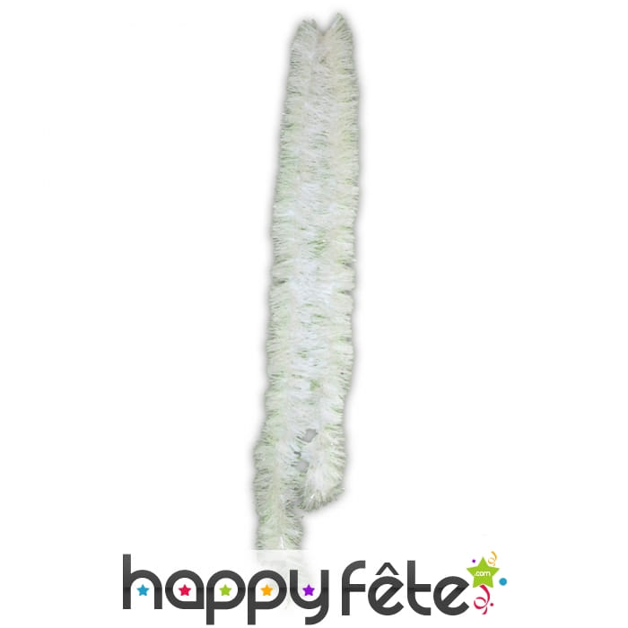 Guirlande blanche et argent scintillante