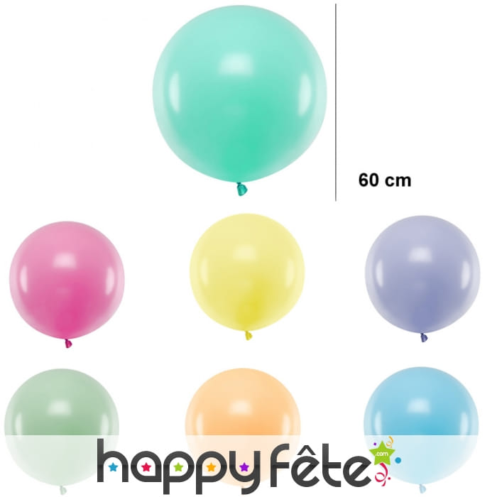Grand ballon rond de 60 cm