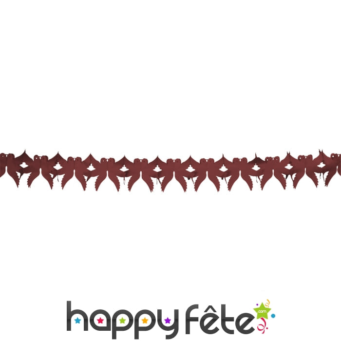 Guirlande chocolat de colombes