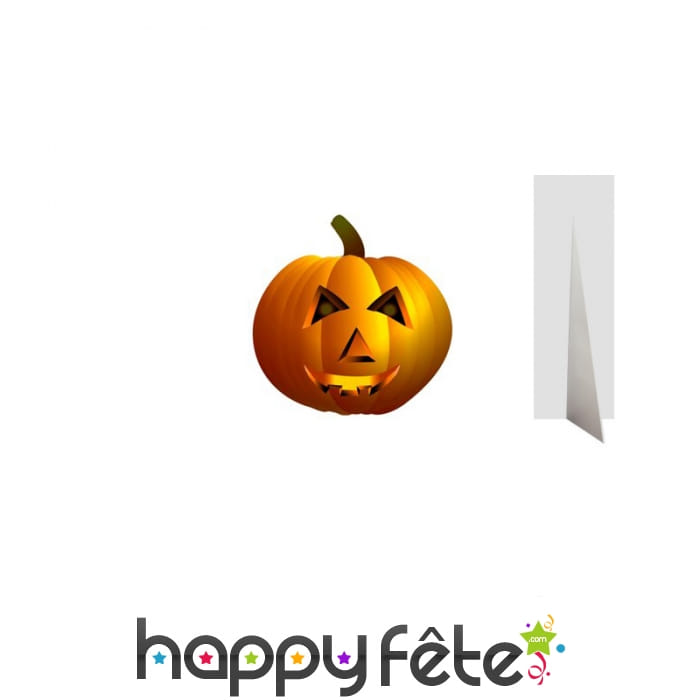 Grande citrouille en carton plat