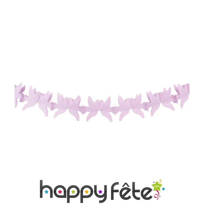 Guirlande colombes lavande 4 m