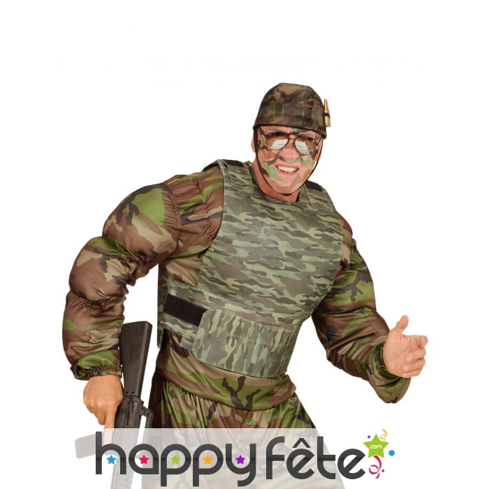 Gilet camouflage taille adulte