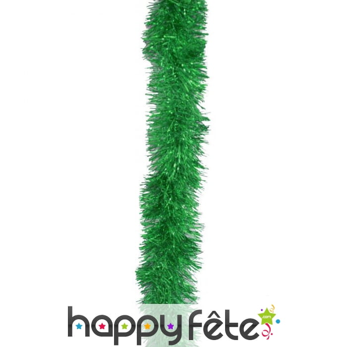 Guirlande chenille verte de 2m