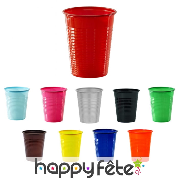 Gobelets de 20cl en plastique
